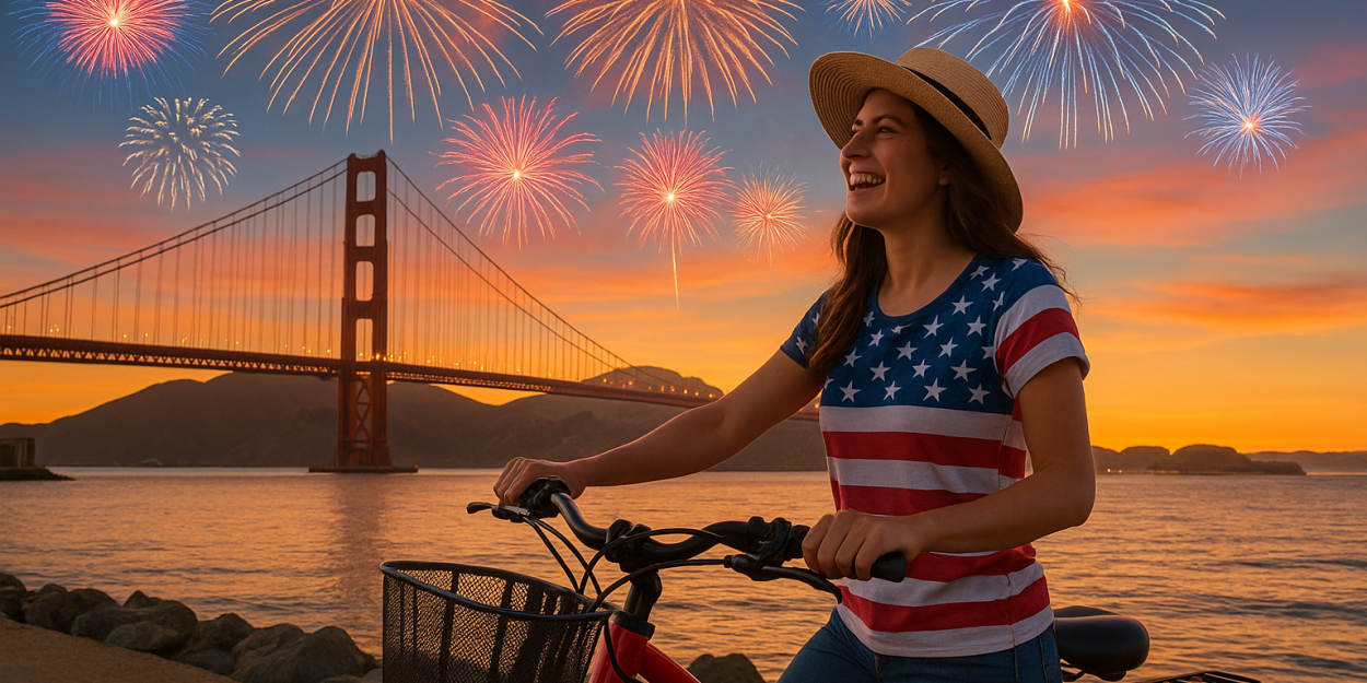 Celebrate Independence Day with a Bike Ride in San Francisco!